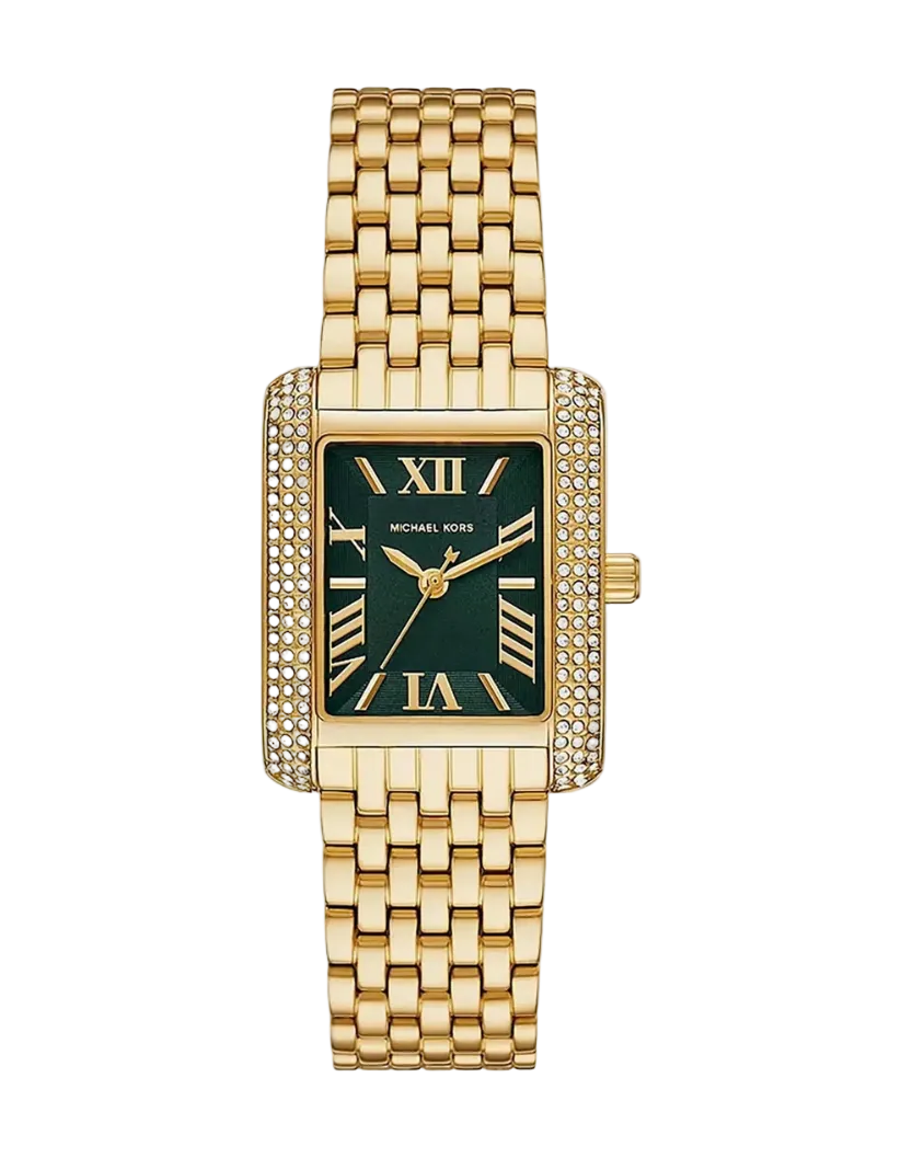 Michael Kors Women's Gold Watch, Green Dial | MK4742