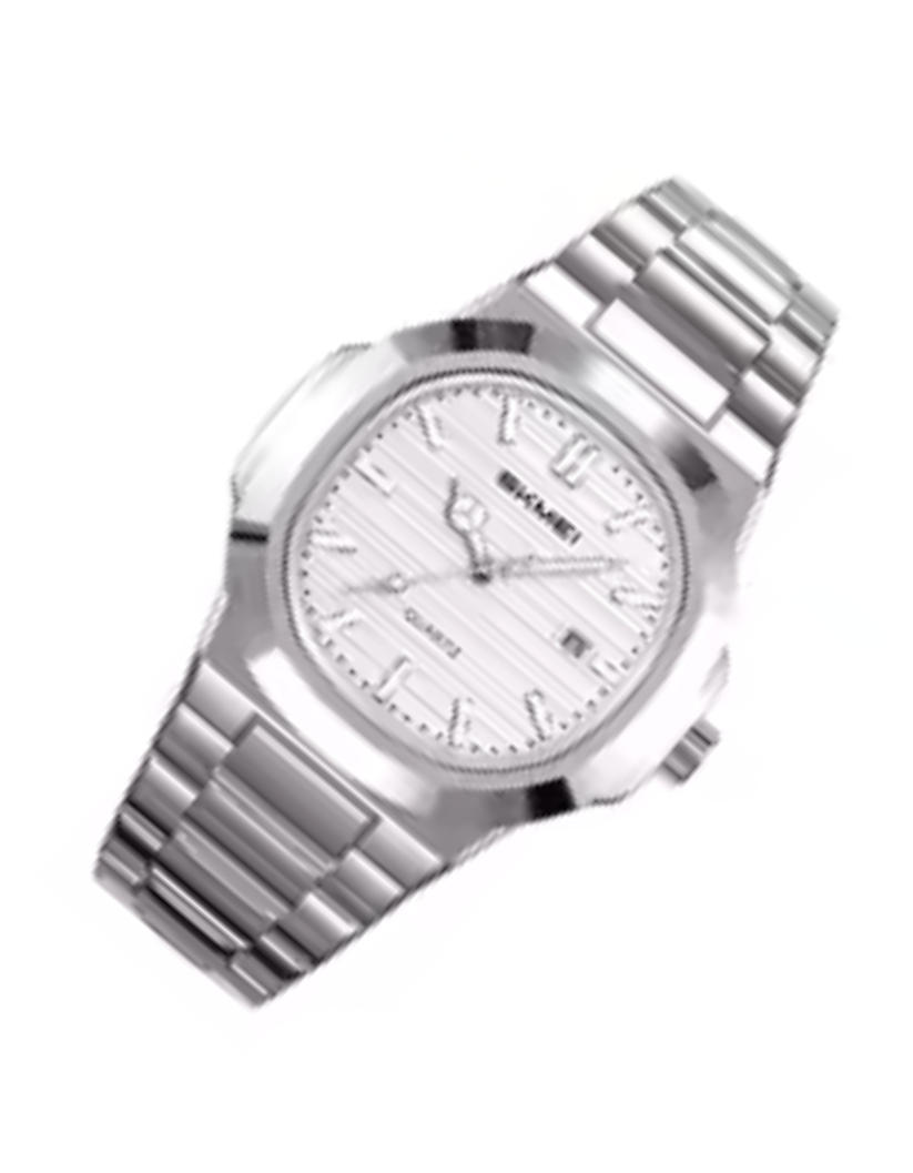 SKMEI 2660 Men's Quartz Watch Waterproof Night Light Stainless Steel