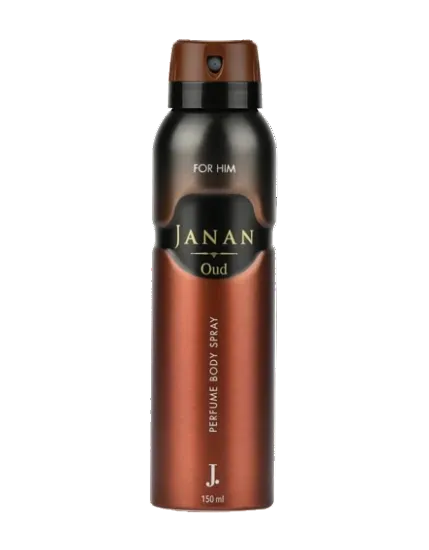 Janan oud pour homme perfume body spray