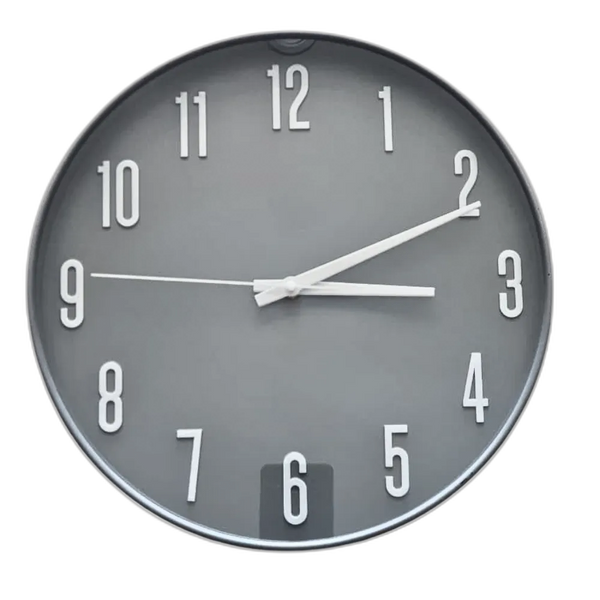 Home Decoration Round Plastic Wall Clock