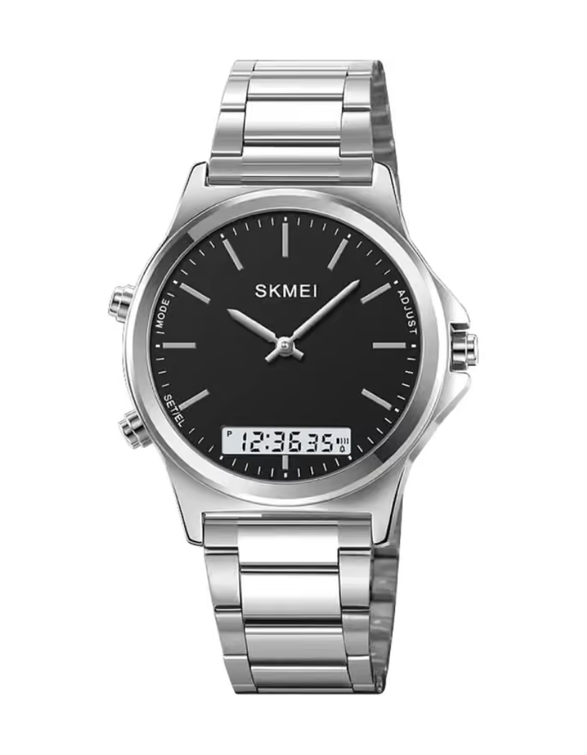 Skmei 2120-G-CH-BLK Metal Band Men Watch