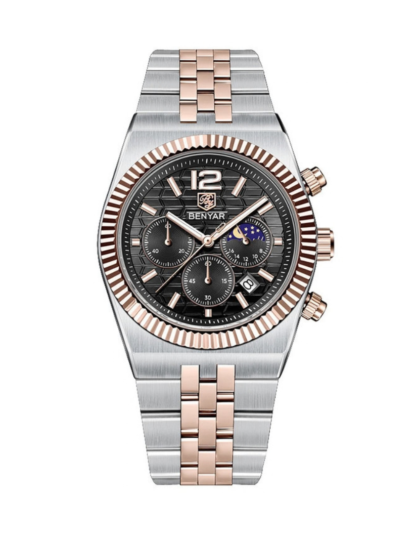 BENYAR Men Watches Luxury Waterproof Sport Quartz Watch BY-5225M