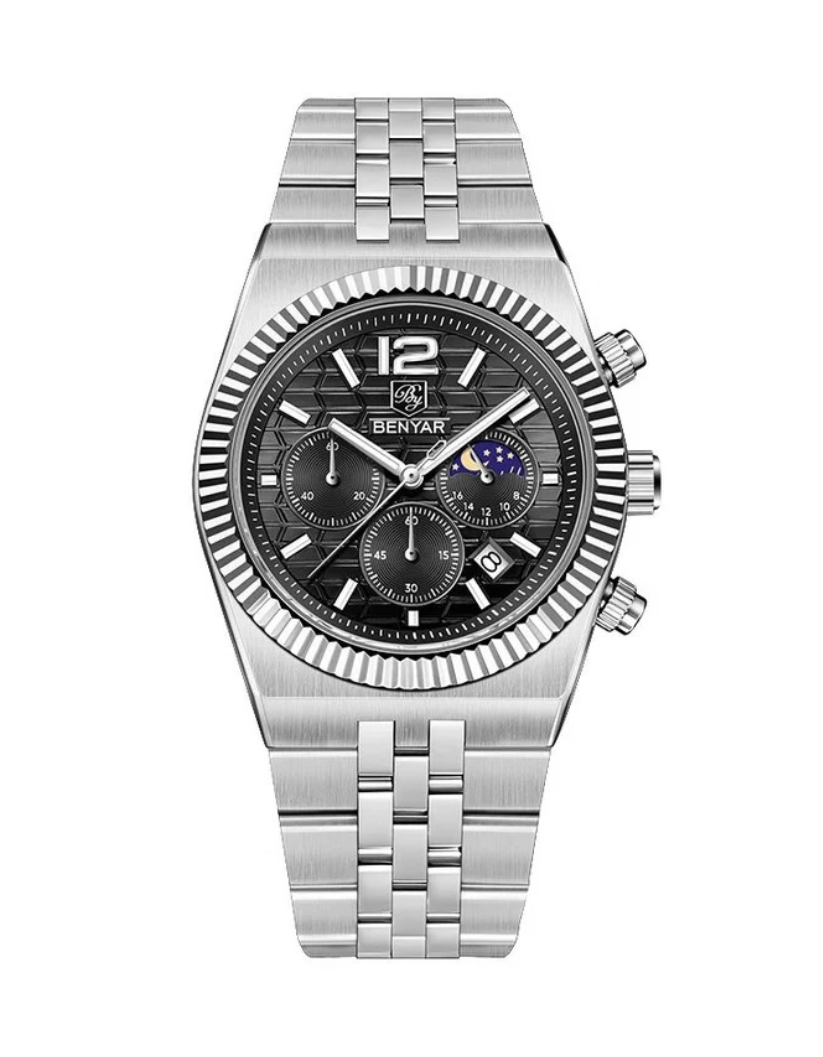 BENYAR Men Watches Luxury Waterproof Sport Quartz Watch BY-5225M
