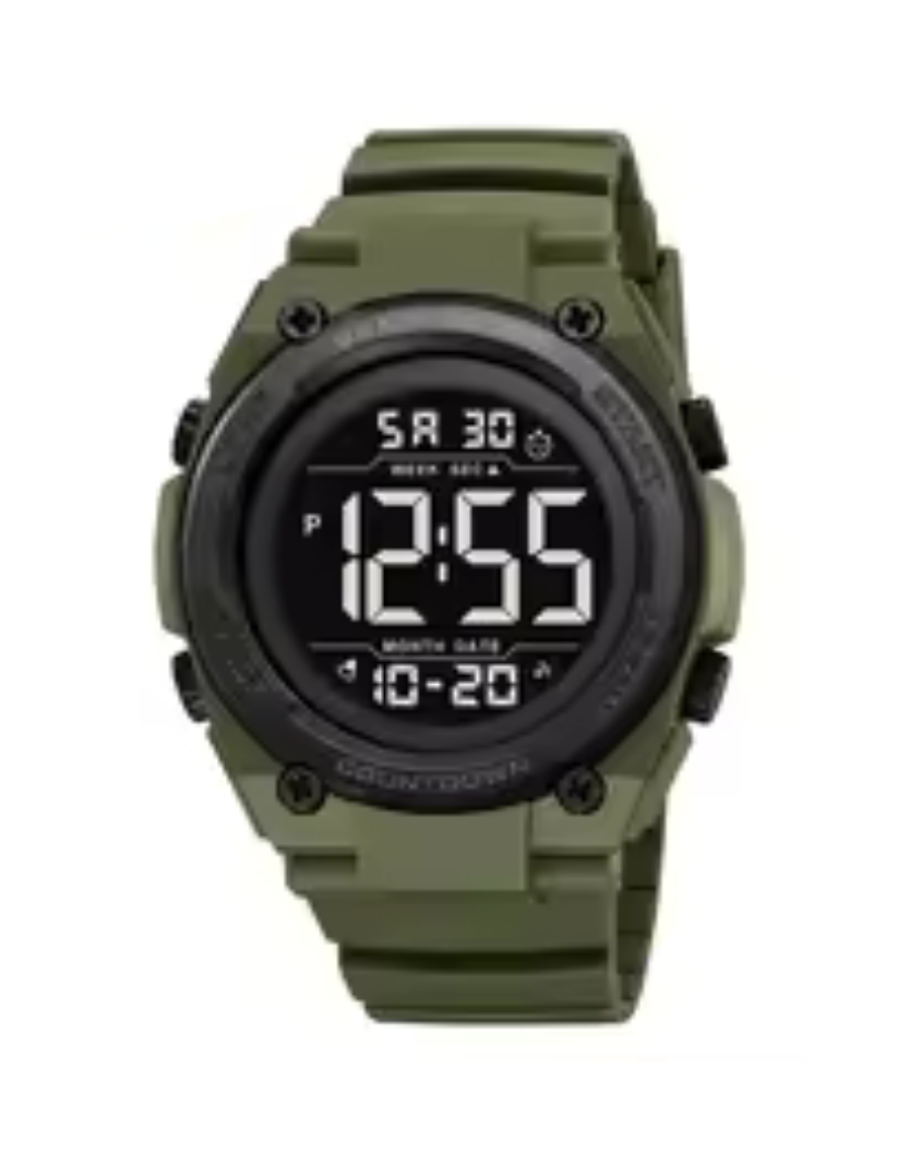 SKMEI 2713 Sports Digital Electronic Dial Watch Chronograph Waterproof Multi functional Men's Clock
