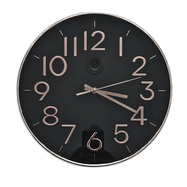Home Decoration Round Plastic Wall Clock