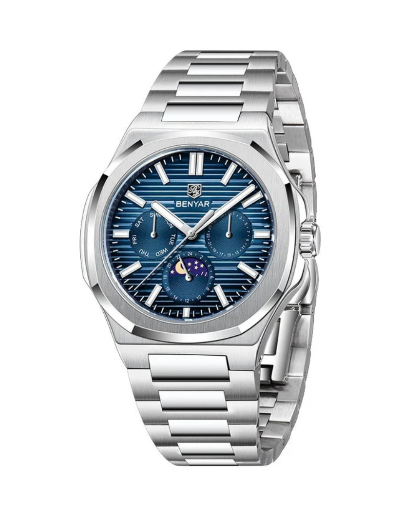 BENYAR Men Watches Luxury Waterproof Sport Quartz Watch BY-5226M