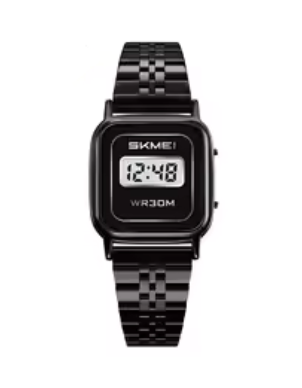 SKMEI 2589 Women's Black Digital Sports Waterproof Bracelet Watch