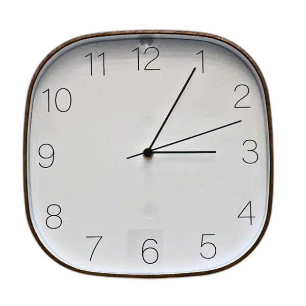 Home Decoration Square Plastic Wall Clock