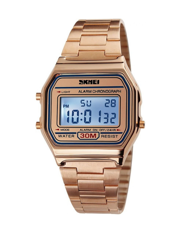 SKMEI 1123 Digital Sports Watch for Men Stainless Steel Electron Waterproof