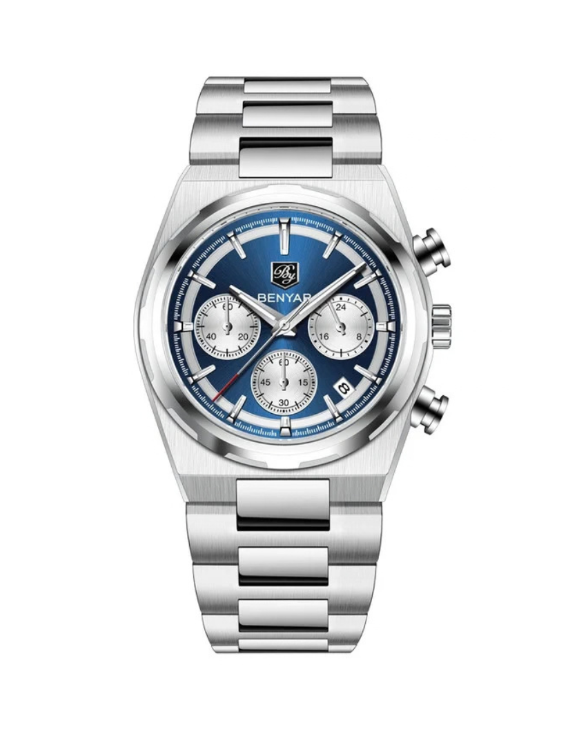 BENYAR Men Watches Luxury Waterproof Sport Quartz Watch BY-5204