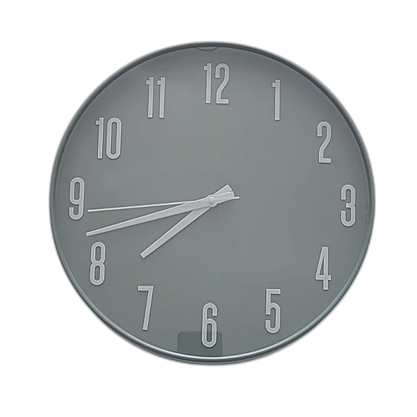 Home Decoration Round Plastic Wall Clock
