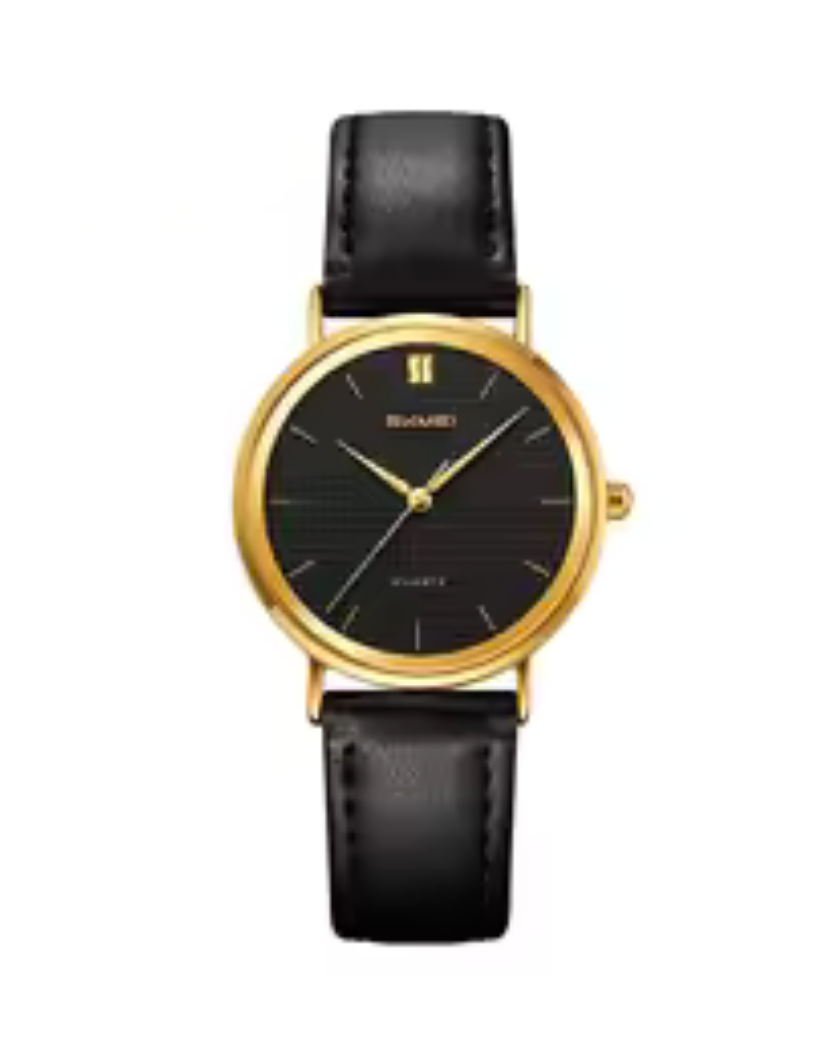 SKMEI 2568 Women's Fashion Quartz Watch Waterproof Compact Black Belt