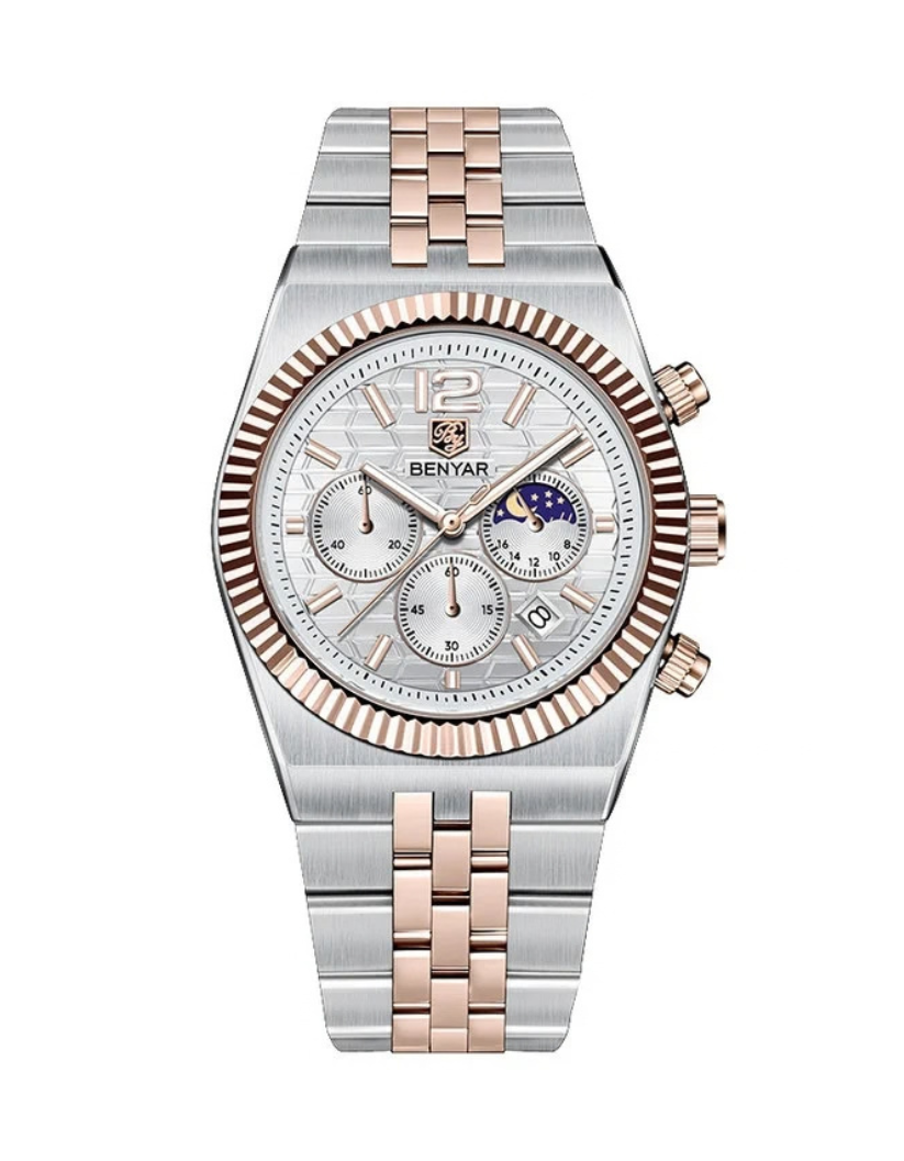 BENYAR Men Watches Luxury Waterproof Sport Quartz Watch  BY-5225M