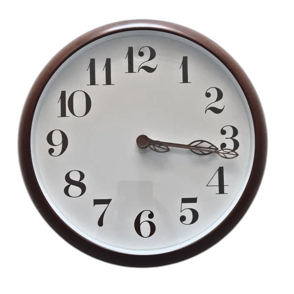 Home Decoration Round Plastic Wall Clock
