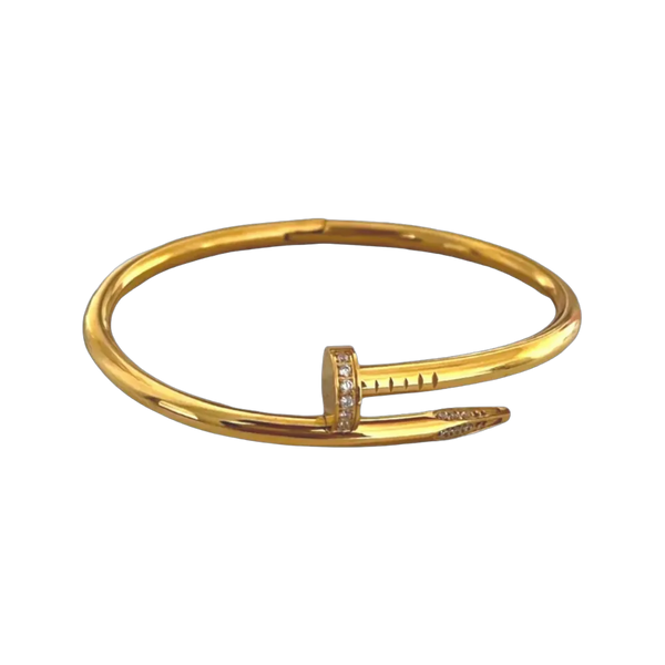 Gold Nail Bracelet for Women