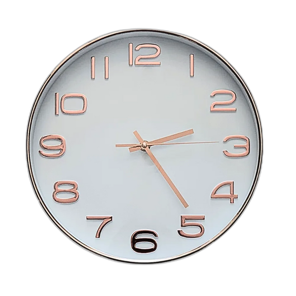 Home Decoration Round Plastic Wall Clock