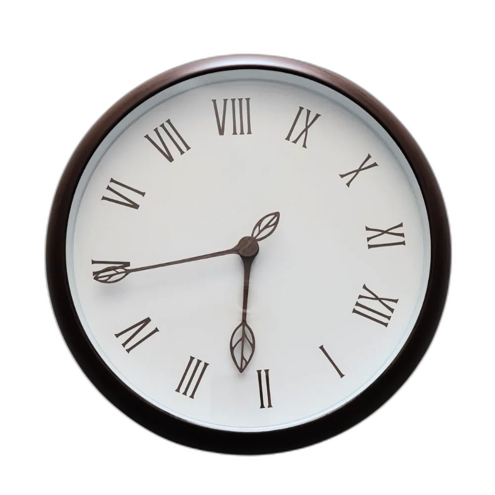 Home Decoration Round Plastic Wall Clock